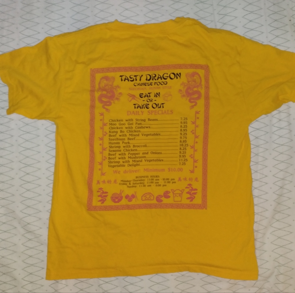 Neon Riot Graphic Tee Tasty Dragon Large